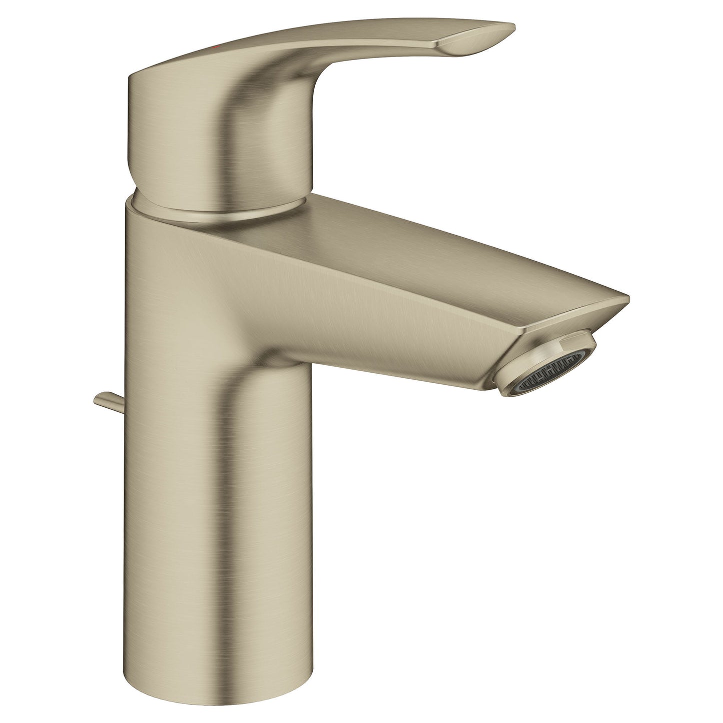 GROHE 32642EN3 Eurosmart Brushed Nickel Single Hole Single-Handle S-Size Bathroom Faucet 1.2 GPM