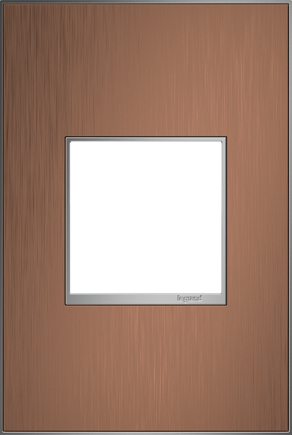 LEGRAND AWM1G2CU4 ADORNE  Copper One-Gang Screwless Wall Plate