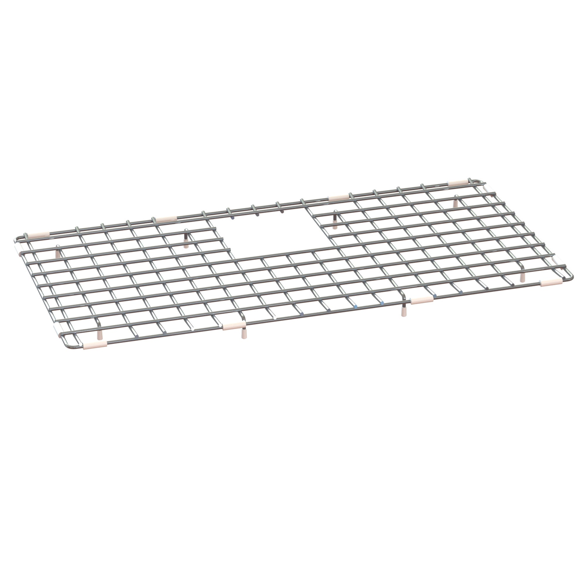 KINDRED BG400S Stainless Steel Bottom Grid for Granite Sink 15-in x 18.25-in In Stainless Steel