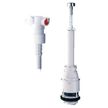 GROHE 37078PI0 Flushing Mechanism Matte Chrome/Chrome Servo-Set