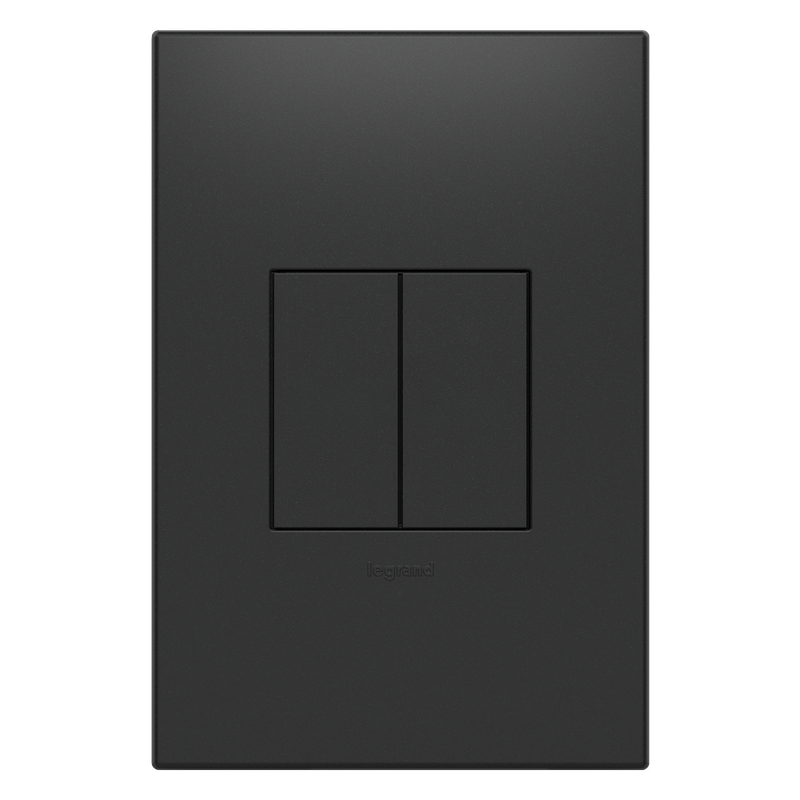 LEGRAND AABK1G4 ADORNE  Blank, Half-Size, Graphite