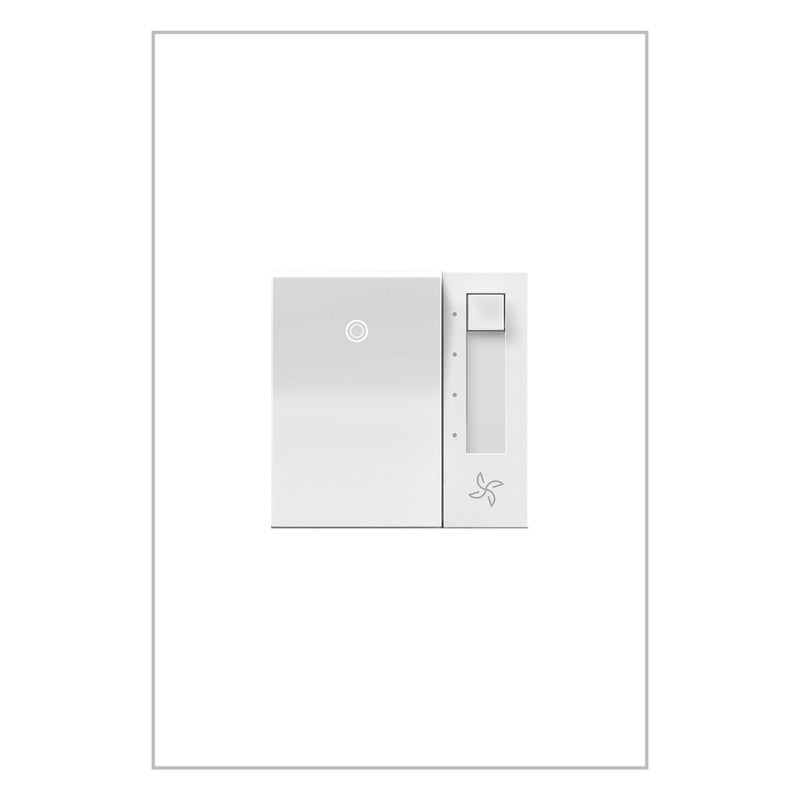 LEGRAND AAFN4S16AW4 ADORNE  Paddle Fan Speed Control Switch, White, with Microban