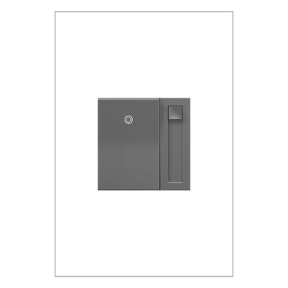 LEGRAND ADPD4FBL3P2M4 ADORNE  0-10V Paddle Dimmer, Magnesium, with Microban