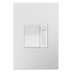 LEGRAND ADPD4FBL3P2W4 ADORNE  0-10V Paddle Dimmer, White, with Microban