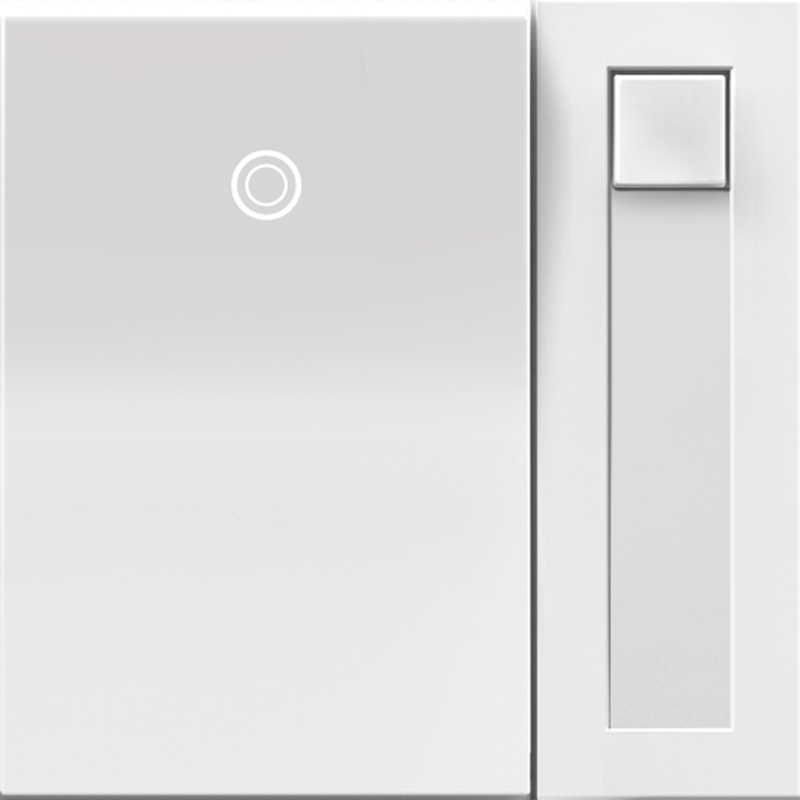 LEGRAND ADPD4FBL3P2W4 ADORNE  0-10V Paddle Dimmer, White, with Microban