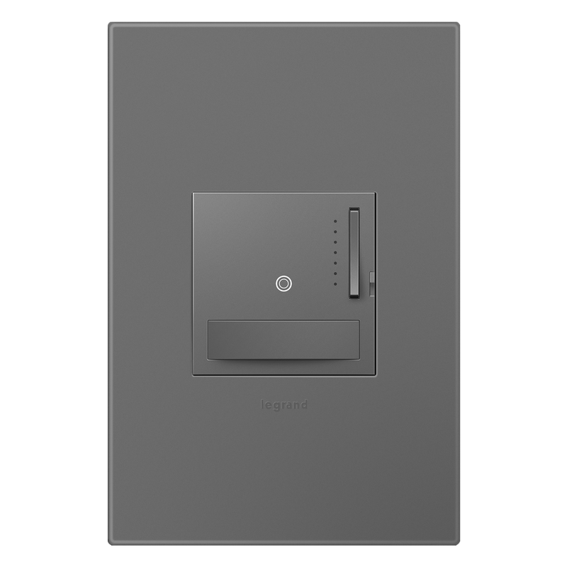 LEGRAND ADSM703HM2 ADORNE  700W Incandescent/Halogen Motion Sensor Dimmer, Magnesium, with Microban