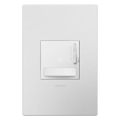 LEGRAND ADSM703HW2 ADORNE  700W Incandescent/Halogen Motion Sensor Dimmer, White, with Microban