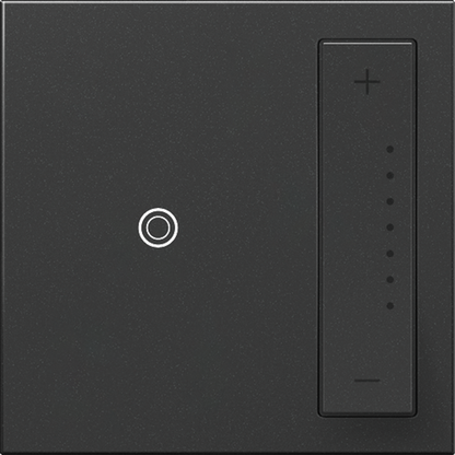 LEGRAND ADTP4FBL3PG4 ADORNE  0-10V sofTap Dimmer, Graphite, with Microban