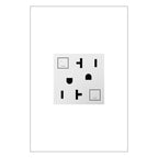 LEGRAND AGFTR2202W4 ADORNE  Tamper-Resistant 20A Duplex Self-Test GFCI Receptacles, White