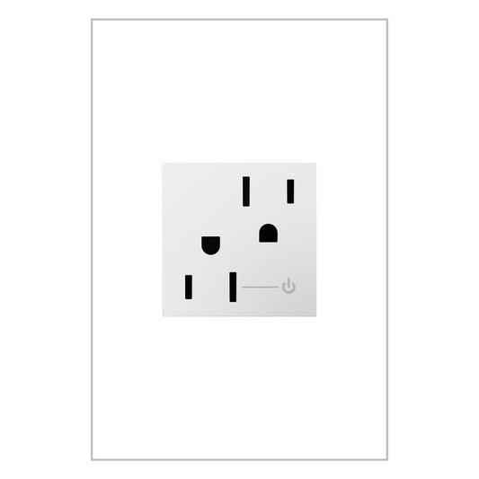 LEGRAND ARCH152W10 ADORNE  15A Tamper-Resistant Half-Controlled Outlet, White