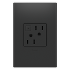 LEGRAND ARPS152G4 ADORNE  15A Energy-Saving On/Off Outlet, Graphite