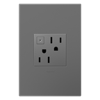 LEGRAND ARPS152M4 ADORNE  15A Energy-Saving On/Off Outlet, Magnesium