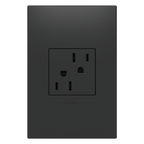 LEGRAND ARTR152G4 ADORNE  15A Dual Tamper-Resistant Outlet, Graphite