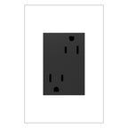 LEGRAND ARTR153G4 ADORNE  15A Dual Tamper-Resistant Plus-Size Outlet, Graphite