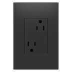 LEGRAND ARTR153G4 ADORNE  15A Dual Tamper-Resistant Plus-Size Outlet, Graphite