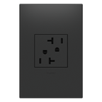 LEGRAND ARTR202G4 ADORNE  20A Dual Tamper-Resistant Outlet, Graphite