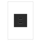 LEGRAND ARUSB2AA6G4 ADORNE  Ultra-Fast USB Type-A/A Outlet Module, Graphite
