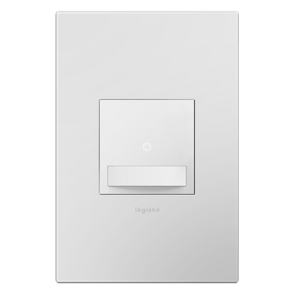 LEGRAND ASOS32W4 ADORNE  Motion Sensor Switch, Auto On/Off, White, with Microban