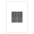 LEGRAND ASPD1531M277 ADORNE  277V Paddle Switch, Half-Size, Magnesium, with Microban
