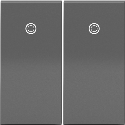 LEGRAND ASPD1531M4 ADORNE  Paddle Switch, Half-Size, Magnesium, with Microban