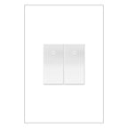 LEGRAND ASPD1531W277 ADORNE  227V Paddle Switch, Half-Size, White, with Microban