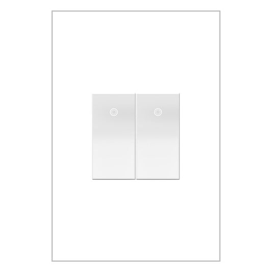 LEGRAND ASPD1531W4 ADORNE  Paddle Switch, Half-Size, White, with Microban