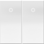 LEGRAND ASPD1531W4 ADORNE  Paddle Switch, Half-Size, White, with Microban