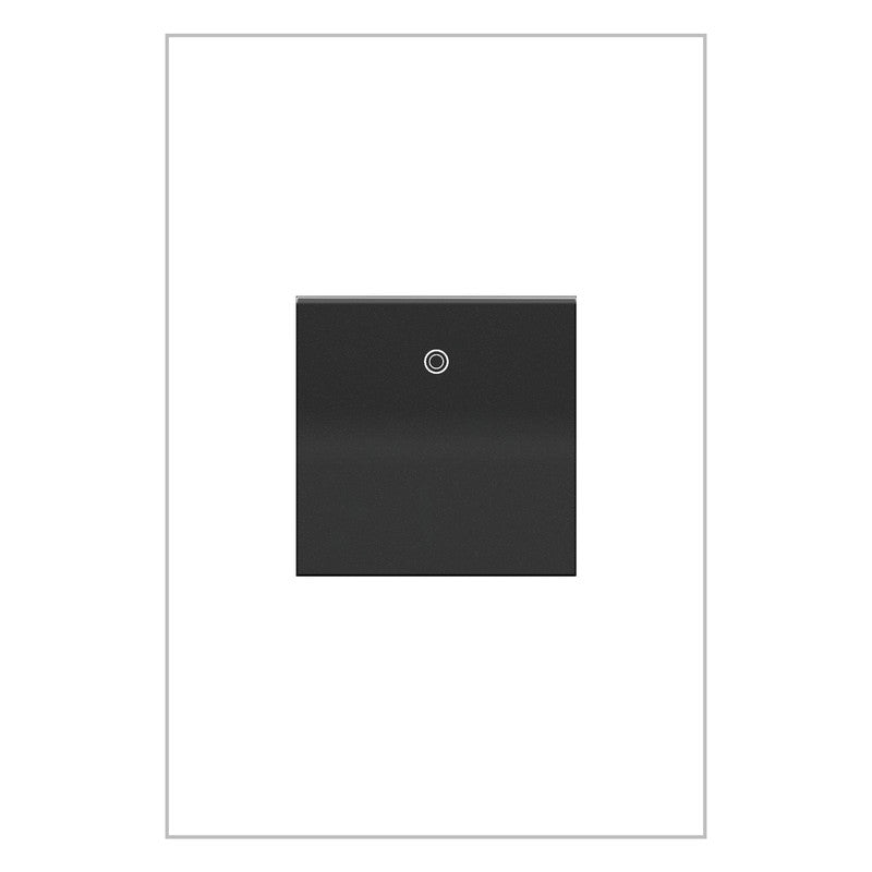 LEGRAND ASPD1532G4 ADORNE  15A Paddle Switch, Graphite, with Microban