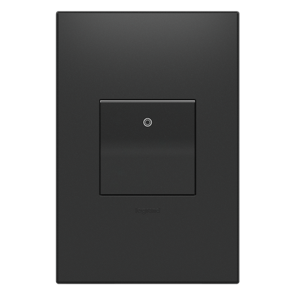 LEGRAND ASPD1532G4 ADORNE  15A Paddle Switch, Graphite, with Microban