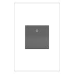 LEGRAND ASPD1532M4 ADORNE  15A Paddle Switch, Magnesium, with Microban