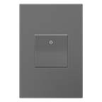 LEGRAND ASPD1532M4 ADORNE  15A Paddle Switch, Magnesium, with Microban