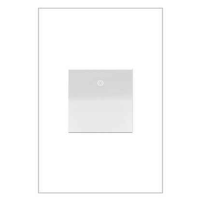 LEGRAND ASPD1532W277 ADORNE  277V Paddle Switch, White, with Microban