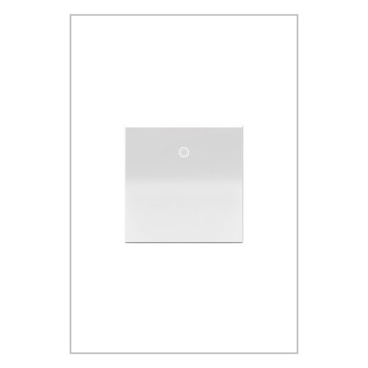 LEGRAND ASPD1532W277 ADORNE  277V Paddle Switch, White, with Microban