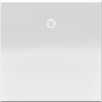 LEGRAND ASPD1532W4 ADORNE  15A Paddle Switch, White, with Microban
