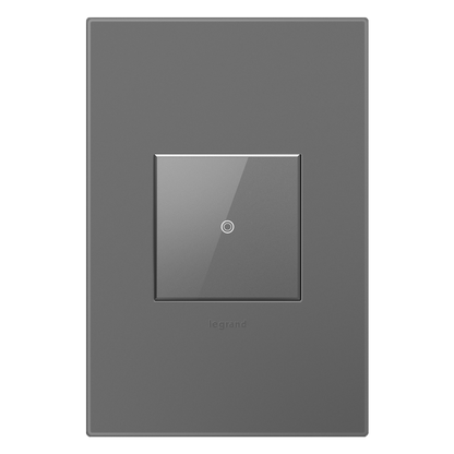 LEGRAND ASTH1532M2 ADORNE  Touch Switch, Magnesium, with Microban