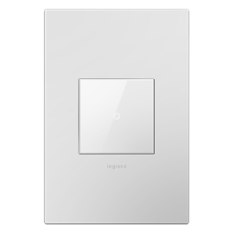 LEGRAND ASTH1532W2 ADORNE  Touch Switch, White, with Microban