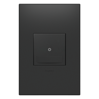 LEGRAND ASVS12G4 ADORNE  Motion Sensor Switch, Manual On/Auto Off, Graphite, with Microban