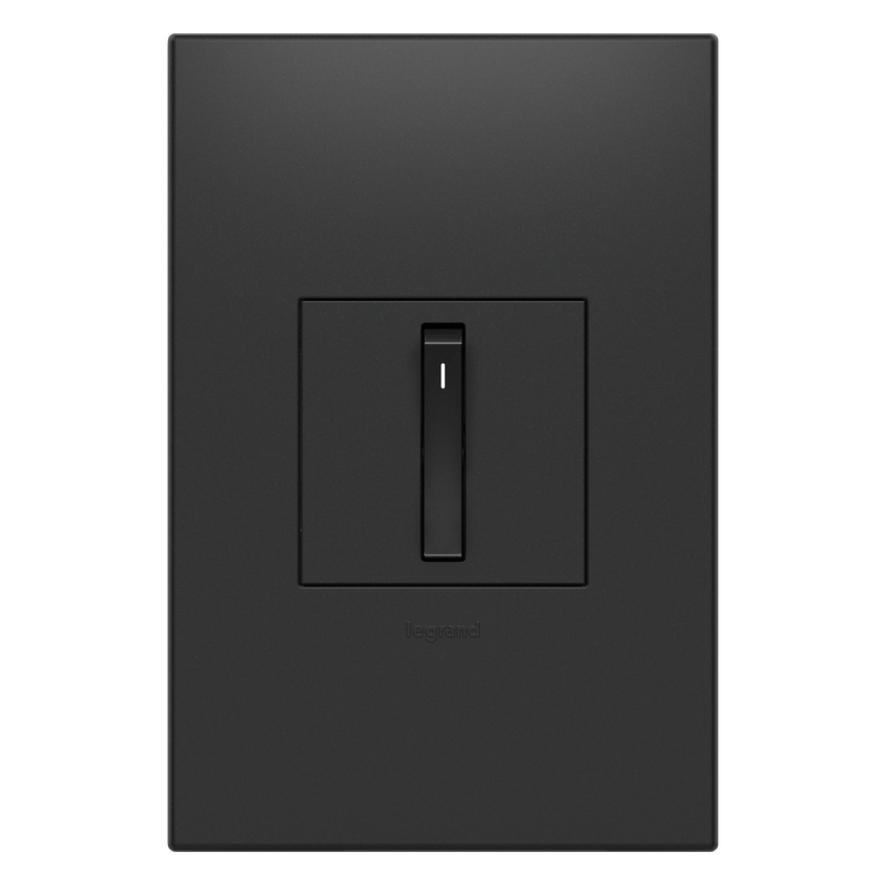 LEGRAND ASWR1532G4 ADORNE  Whisper Switch, Graphite, with Microban