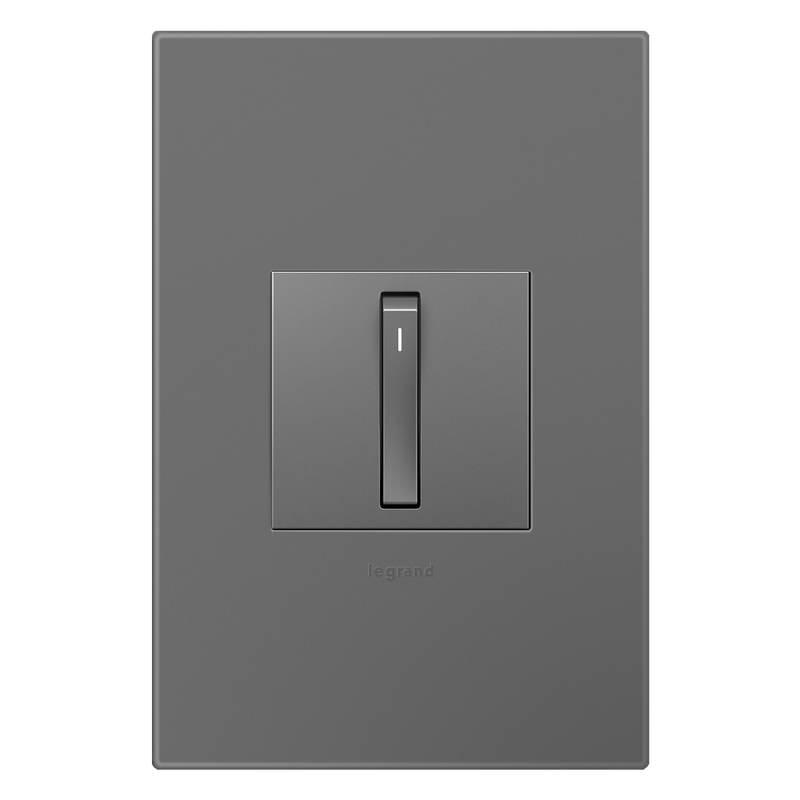 LEGRAND ASWR1532M4 ADORNE  Whisper Switch, Magnesium, with Microban