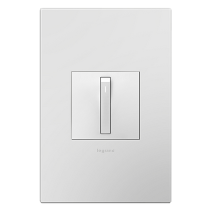 LEGRAND ASWR1532W4 ADORNE  Whisper Switch, White, with Microban