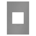 LEGRAND AWC1G2BBN4 ADORNE  Brushed Black Nickel One-Gang Screwless Wall Plate
