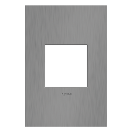 LEGRAND AWC1G2BBN4 ADORNE  Brushed Black Nickel One-Gang Screwless Wall Plate