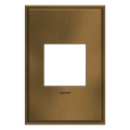 LEGRAND AWC1G2COF4 ADORNE  Coffee One-Gang Screwless Wall Plate