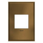 LEGRAND AWC1G2COF4 ADORNE  Coffee One-Gang Screwless Wall Plate