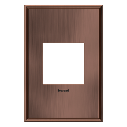 LEGRAND AWC1G2MAC4 ADORNE  Matte Antique Copper One-Gang Screwless Wall Plate