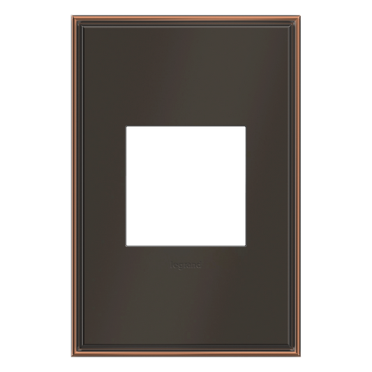 LEGRAND AWC1G2OB4 ADORNE  Oil-Rubbed Bronze One-Gang Screwless Wall Plate