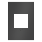 LEGRAND AWC1G2SBL4 ADORNE  Satin Black One-Gang Screwless Wall Plate