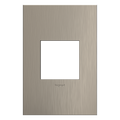 LEGRAND AWC1G2SN4 ADORNE  Satin Nickel One-Gang Screwless Wall Plate