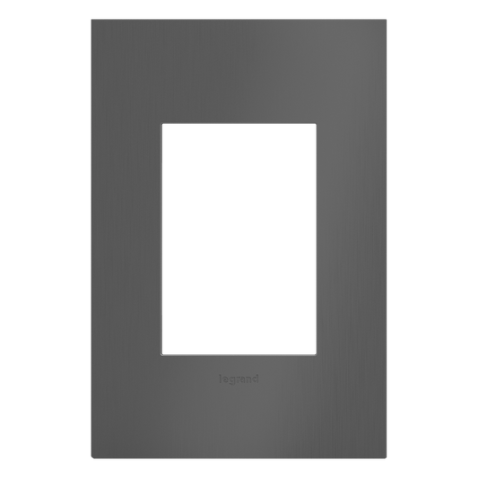 LEGRAND AWC1G3BBN4 ADORNE  Brushed Black Nickel One-Gang-Plus Wall Plate