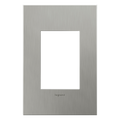 LEGRAND AWC1G3BS4 ADORNE  Brushed Stainless Steel One-Gang-Plus Screwless Wall Plate